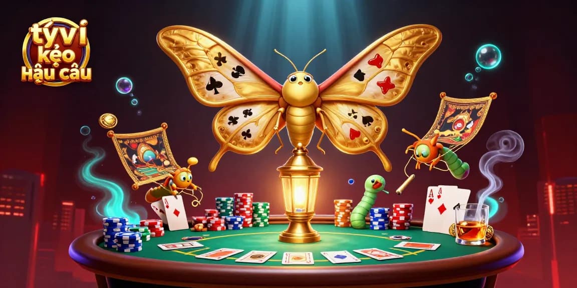 Experience the excitement of tỷ lệ kèo nhà cái with vibrant casino scenes and playful creatures.
