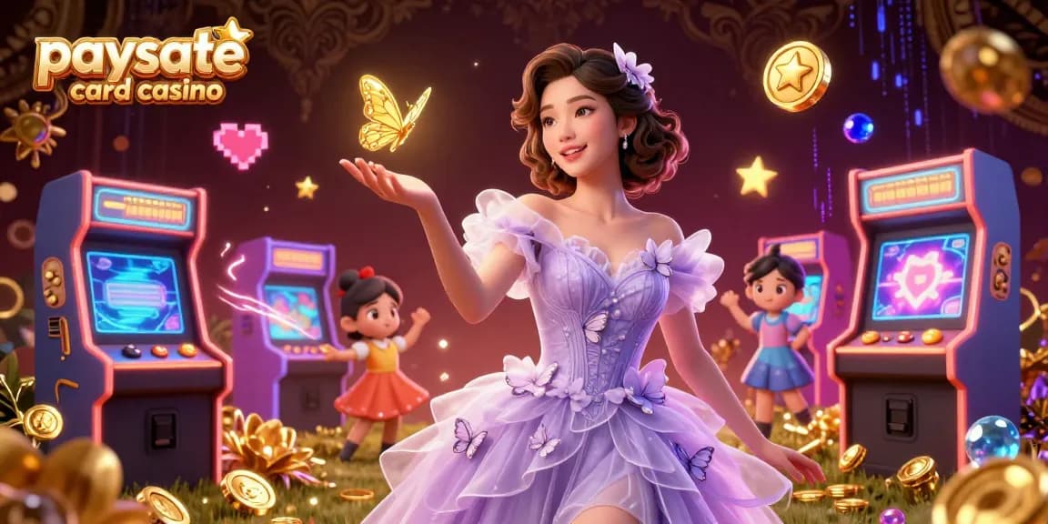 Nehmen Sie an aufregendem Spaß in einem Paysafe Card Casino teil mit dieser lebhaften 3D-Illustration, die eine bezaubernde Atmosphäre zeigt.