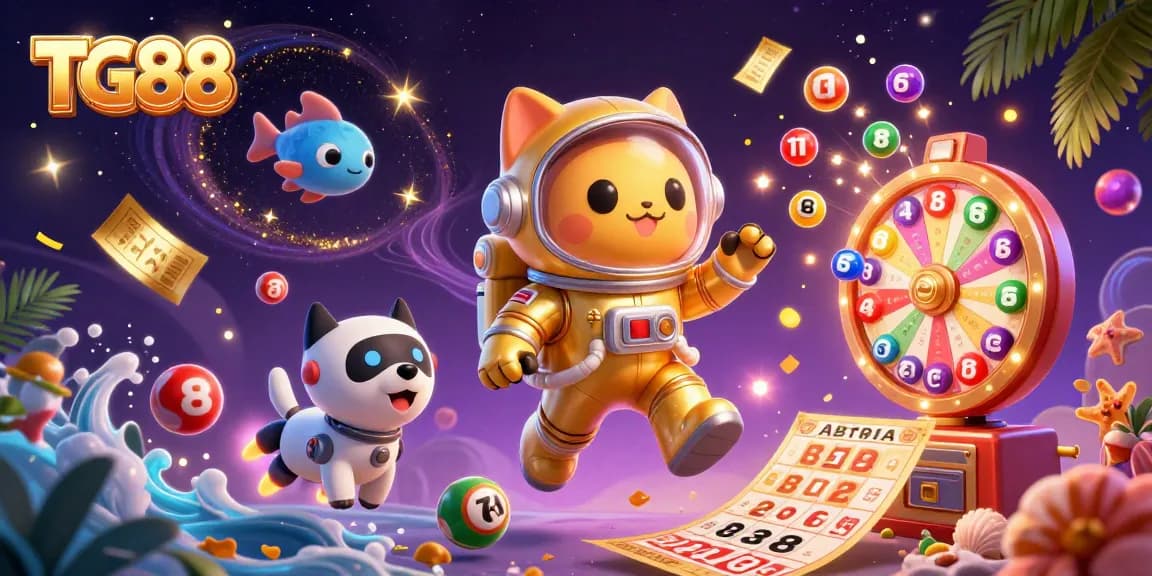 Join the fun at TG88 with vibrant games, colorful lottery balls, and exciting prizes!