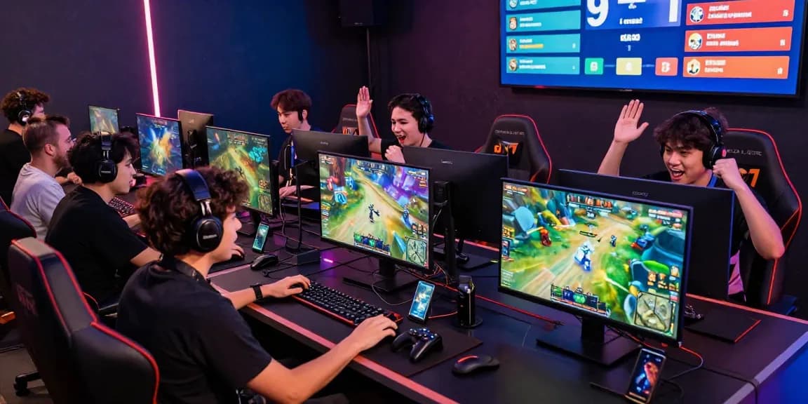 Players enjoying thrilling games on B52 CLUB platform, showcasing vibrant graphics and competitive atmosphere.