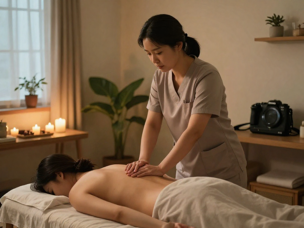 Experience a relaxing 화성출장마사지 at home with a professional Korean therapist. Cozy ambiance enhances wellness.