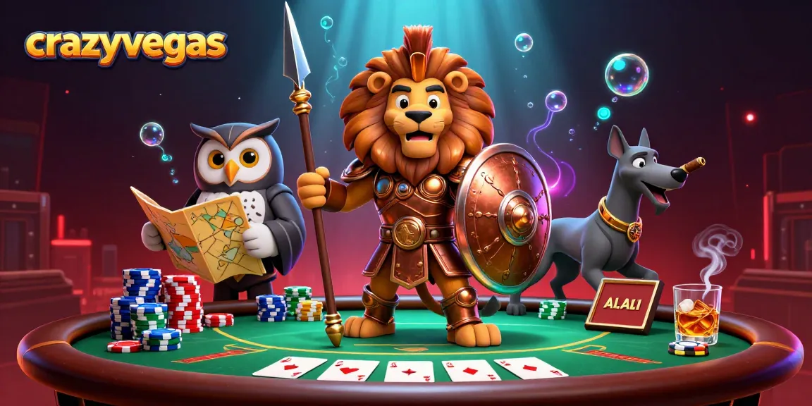 Experience thrilling gameplay with crazyvegas at this vibrant casino scene featuring poker action.