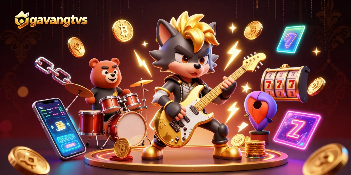 Experience thrilling gaming action with gavangtvs featuring lavish casino scenes and dynamic crypto elements.