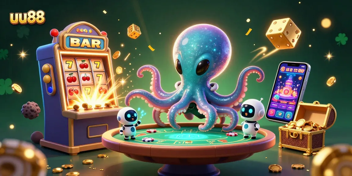uu88 offers an exciting 3D alien-themed gambling experience with bursting slot machines!