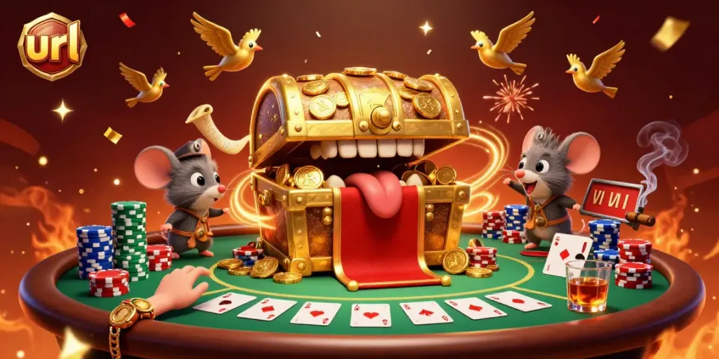 Engage with the captivating world of gambling as url draws in adventurous mice with treasures.