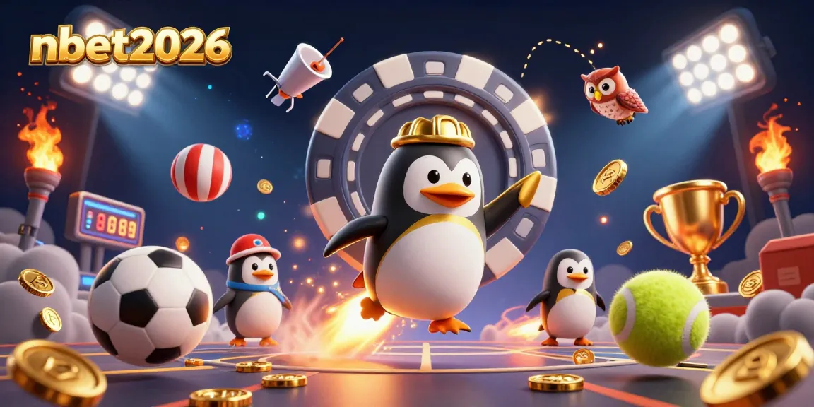 Experience thrilling action with nbet2026 as the golden penguin races toward a casino-themed space!