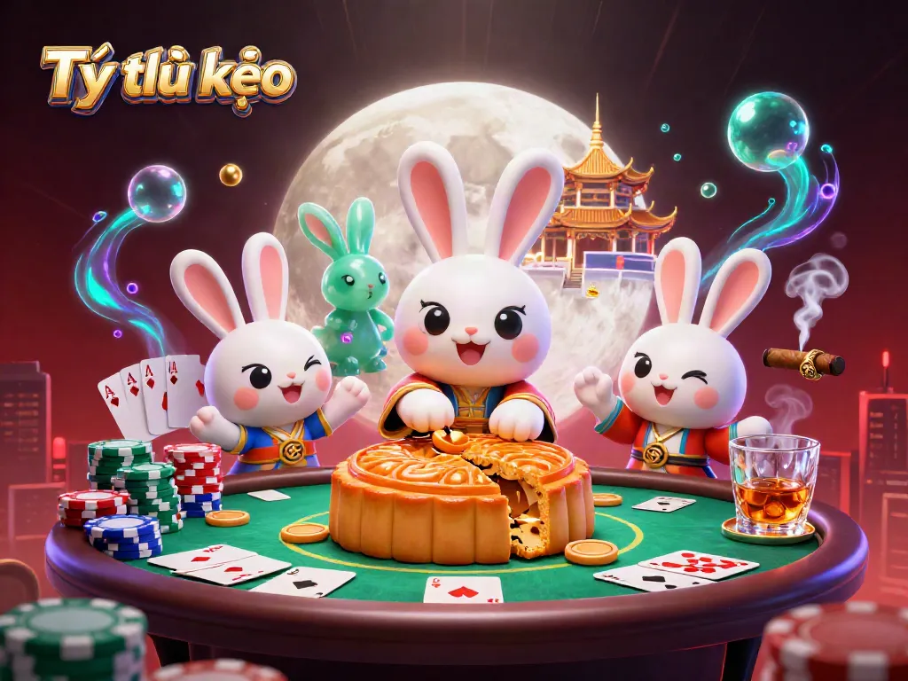 Experience strategic betting insights with Tỷ lệ kèo in a vibrant casino atmosphere full of engaging elements.