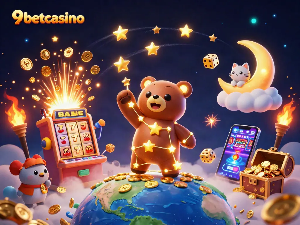 Experience thrilling gaming action at 9betcasino with a dazzling jackpot explosion!