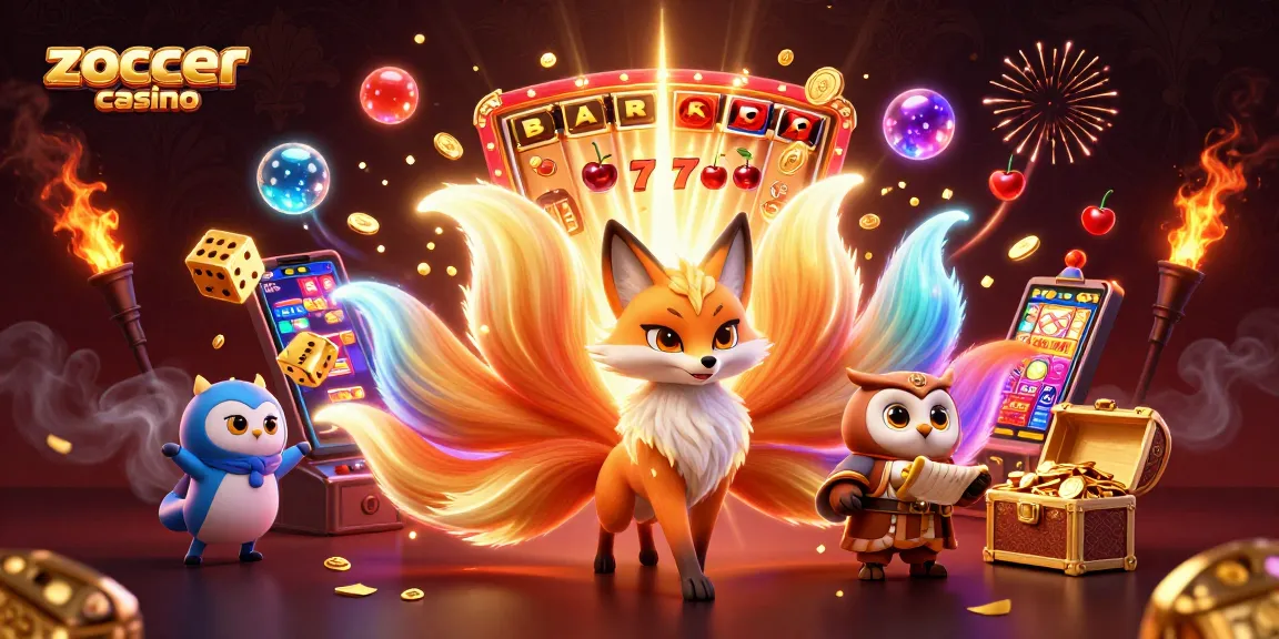 Experience thrilling action at Zoccer Casino with vibrant game elements and colorful characters.
