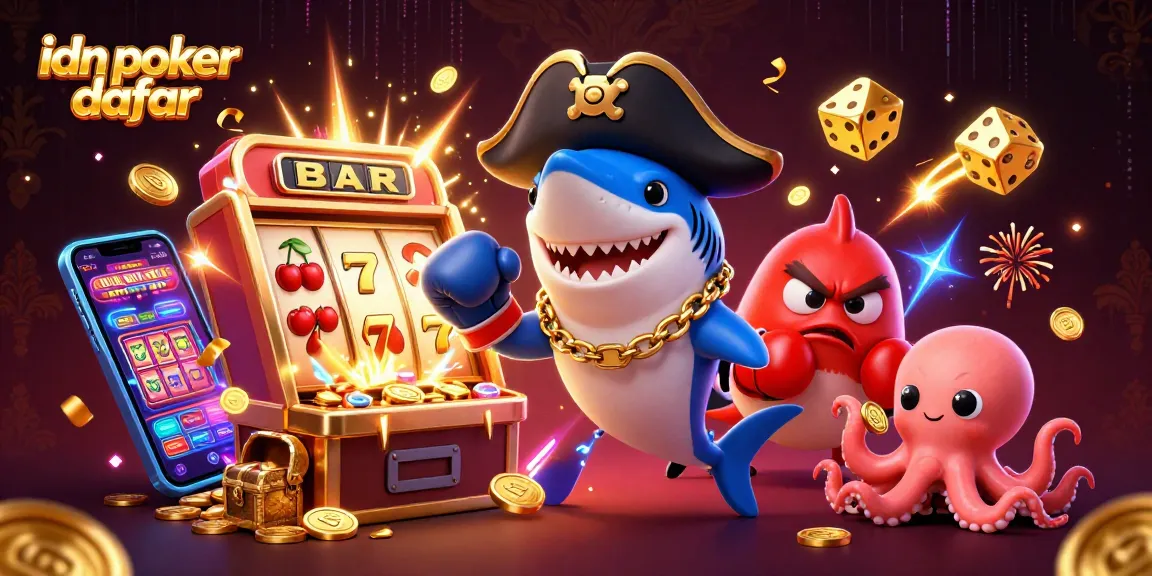 Menangkan permainan dengan idn poker daftar di ilustrasi kasino yang kaya warna dan detil ini.