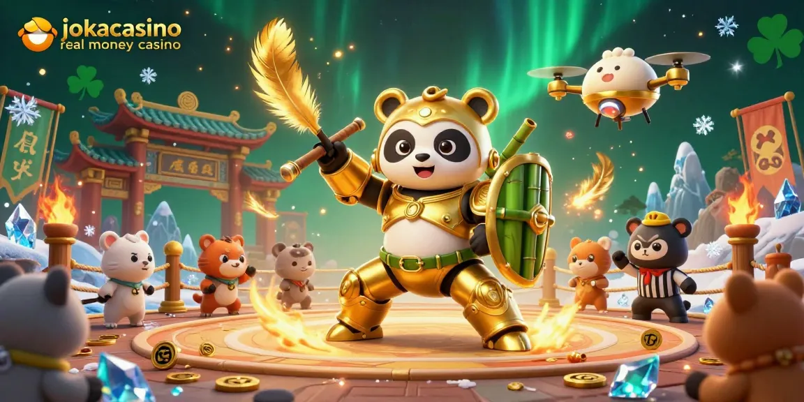 Experience the thrill at jokacasino real money casino with epic battles in a vibrant arena.