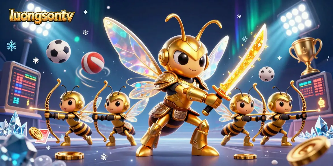 Experience thrilling gameplay with luongsontv's vibrant 3D illustration showcasing interactive sports elements.