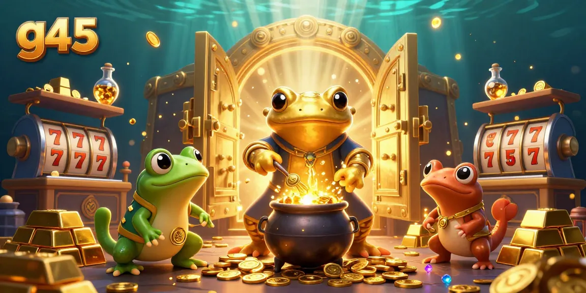 Experience the magic of g45 with a golden salamander alchemist in a rich casino setting.